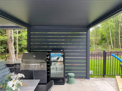 19X13 Bioclimatic Pergola, Manual louvres