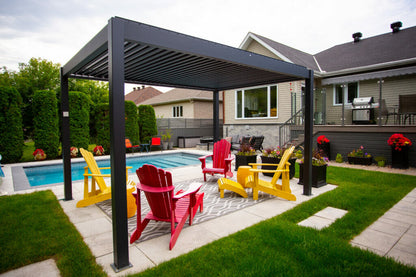 10X10 Bioclimatic Pergola, Motorized louvres