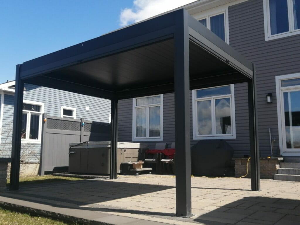 Bioclimatic Pergola in Ottawa, Contact Luxury decking